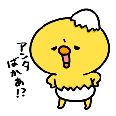[LINEスタンプ] まいにちひよっこツンデレ