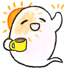 [LINEスタンプ] ほんわか日常おばけちゃん
