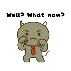 [LINEスタンプ] 動く影◯くん