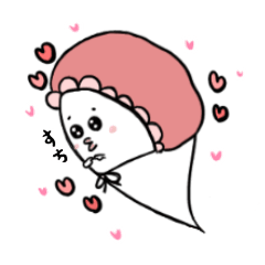 [LINEスタンプ] 呑気なぷぅ 赤ちゃんver.