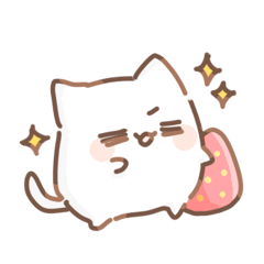 [LINEスタンプ] だいふく あにまるず いちご 2