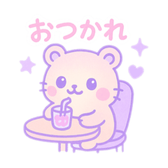[LINEスタンプ] 【日常会話に】ハムピのゆめいろな毎日
