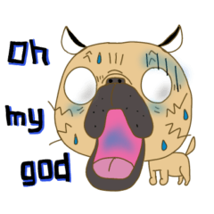 [LINEスタンプ] あたちパグのこうめ！！9