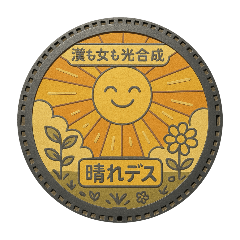 [LINEスタンプ] マンホール好きのためのマンホールスタンプ