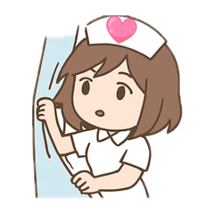 [LINEスタンプ] ちびナースの一日・改訂版
