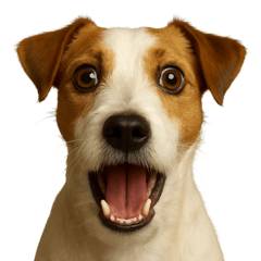 [LINEスタンプ] びっくり顔（犬編）Part2