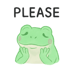 [LINEスタンプ] カエルのひとことスタンプの画像（メイン）