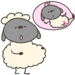 [LINEスタンプ] 妊娠中のへんてこなひつじ