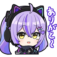 [LINEスタンプ] 【ぶいすぽっ！】紫宮るなのスタンプ