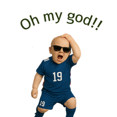 [LINEスタンプ] ベビーサッカー応援団【実況＆ガッツ】