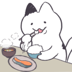 [LINEスタンプ] 動いてうれしいぶちねこちゃん