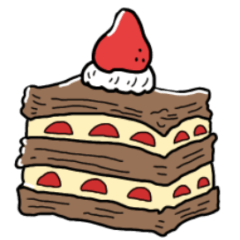 [LINEスタンプ] 食べたい洋菓子リクエスト