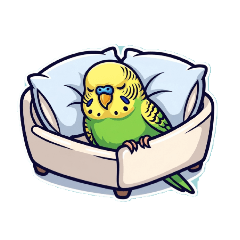 [LINEスタンプ] セキセイインコのキュートな日常