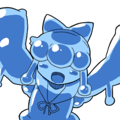 [LINEスタンプ] 伸縮自在なスライムさん