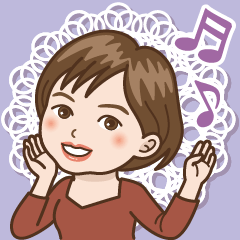 [LINEスタンプ] 撫子さんはいつもにこやかの画像（メイン）