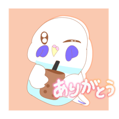 [LINEスタンプ] インコちゃんブルー24個のスタンプ