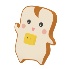 [LINEスタンプ] パンとバターはいつでもいっしょ