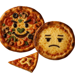 [LINEスタンプ] Pizza Moods – 感情たっぷりピザたち