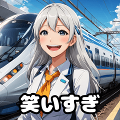 [LINEスタンプ] 感情まる見え！新幹線スタンプ