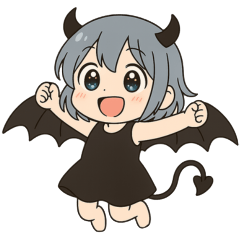 [LINEスタンプ] 悪魔ちゃんは腹白い。vol.2