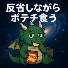 [LINEスタンプ] ドラゴンと宇宙の旅@SFW