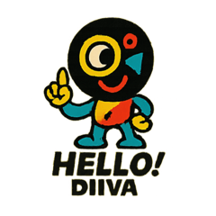[LINEスタンプ] DIIVA POP！ スタイリッシュな表情スタンプ