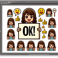 [LINEスタンプ] シンプルなOK＆YESスタンプでチャットを