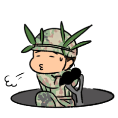 [LINEスタンプ] 陸上自衛隊・ゆるっと自衛官スタンプ