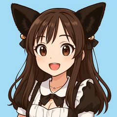 [LINEスタンプ] かわいいメイドねこスタンプ①