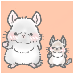 [LINEスタンプ] ボフボフチンチラとデグーのスタンプ2