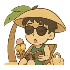 [LINEスタンプ] Dr.サムのトロピカルバケーション・新作
