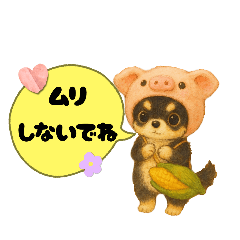 [LINEスタンプ] 夏に使うスタンプだワン♪