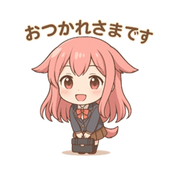[LINEスタンプ] な〜ずカフェ 放課後かなメモ