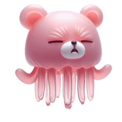[LINEスタンプ] クラゲくまゆるゆる暮らし