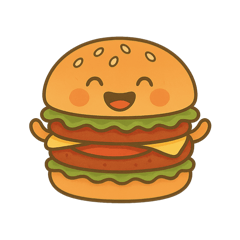 [LINEスタンプ] ばーがーくん