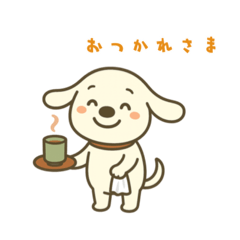 [LINEスタンプ] ティッシュケース犬 ポチの日常