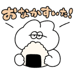 [LINEスタンプ] 好きに生きる無気力動物（うさぎ）