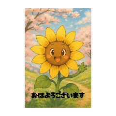 [LINEスタンプ] 花の擬人化スタンプ