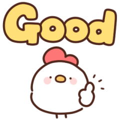 [LINEスタンプ] にわとりぴよこの英語