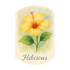 [LINEスタンプ] ハワイで咲く花シリーズ:Hawaiian Flowers