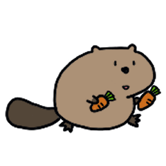 [LINEスタンプ] 動く！たぷたぷビーバー
