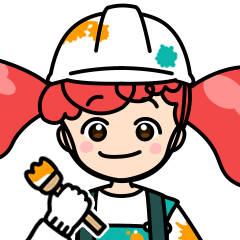 [LINEスタンプ] 塗装屋ペティ