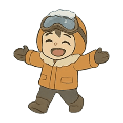 [LINEスタンプ] Dr. Sam 極地ホリデー