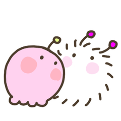 [LINEスタンプ] 褒めちぎる宇宙生物
