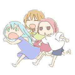 [LINEスタンプ] CLOVERsの日常スタンプ①