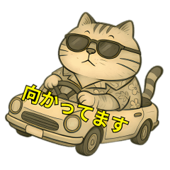 [LINEスタンプ] でぶ猫夏日和