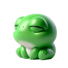 [LINEスタンプ] カエルくんのぼーっと中