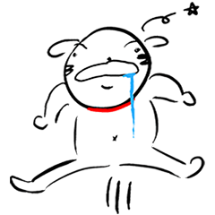 [LINEスタンプ] 足の長い子犬 スーちゃん！ @JP