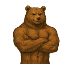[LINEスタンプ] ムキムキマッチョくまさん