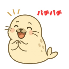 [LINEスタンプ] もちもちアザラシの毎日スタンプ